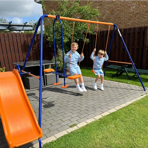 Kids swing set metal - set,
