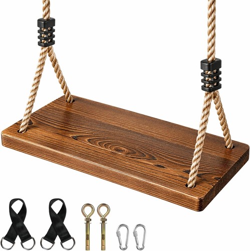 Wood tree swing seat - swing, seat,