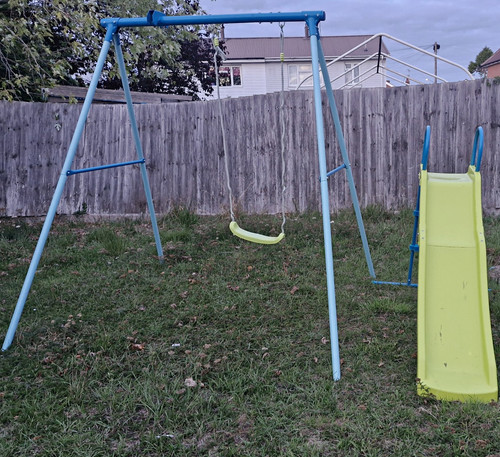 Kids garden swing and - garden, slide