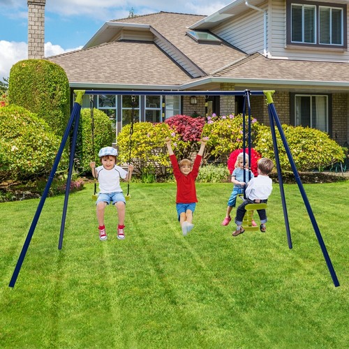 Kids swing set - kids, metal
