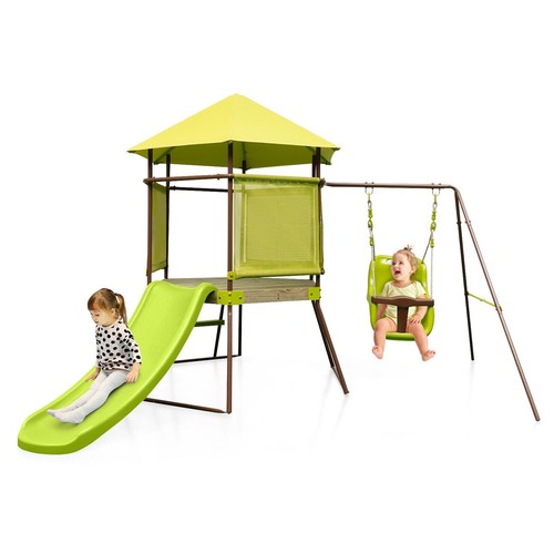 Costway outdoor kids swing - costway, set