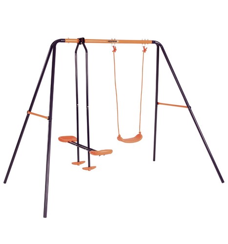 Metal children swing set - children's,