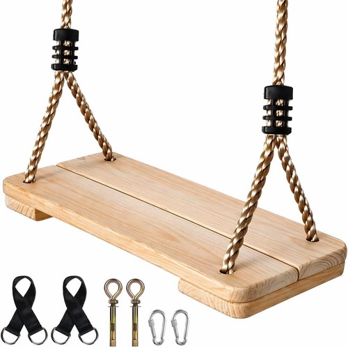 Wood tree swing seat wooden - swing,