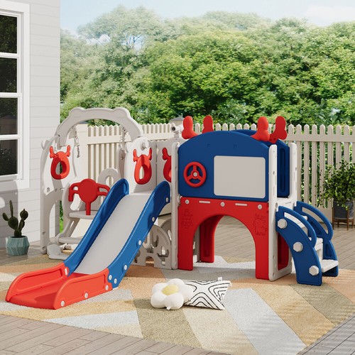Toddler garden swing slide - garden,