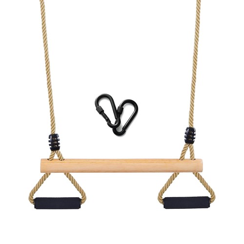 Wooden trapeze swing bar - wooden,
