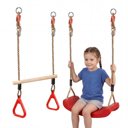 Swing set and trapeze - swing,