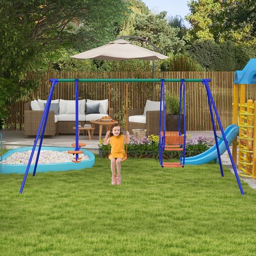 Metal kids swing set - 3,