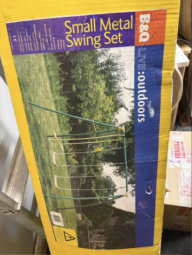 Small metal swing set 3 - set,