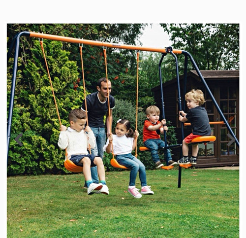 Metal children swing set - metal,