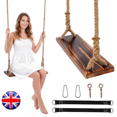 Wood tree swing seat - tree,