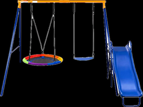 Metal outdoor swing set - metal,