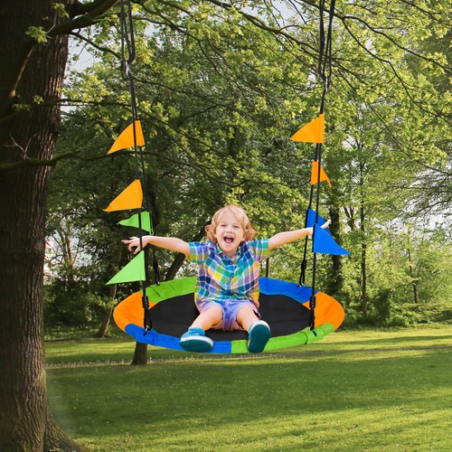 Saucer tree swing set with - saucer,