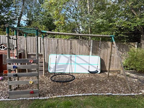 Wooden outdoor kids - wooden, set