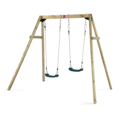 Garden wooden double - double, rope