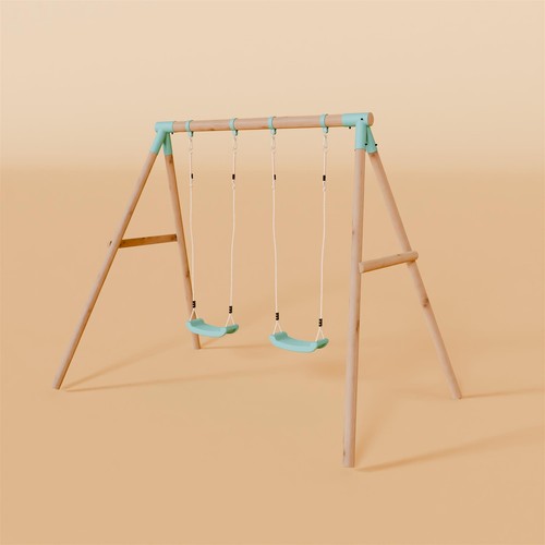 Double swing set wildwood i - set,