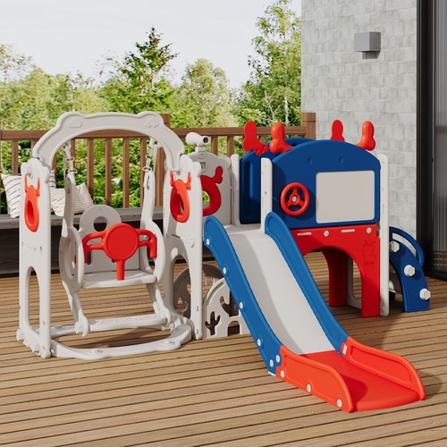Toddler garden swing - slide, &