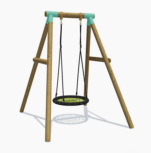 Wooden frame nest - wooden, swing